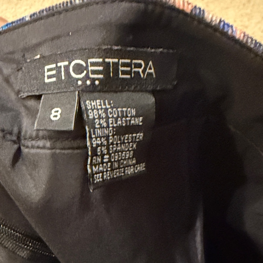 Etcetera Vibrant Patterned Mini Skirt - image 2